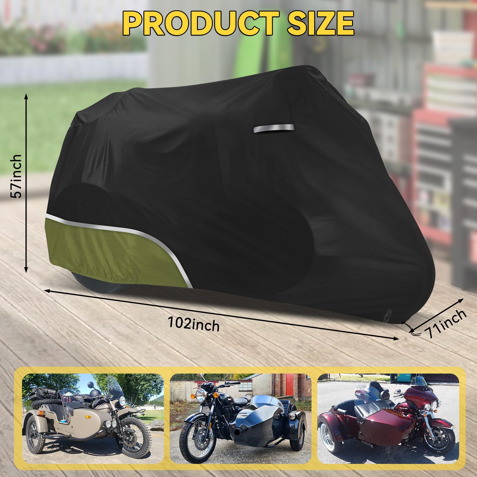 Amazon | Kistrba バイクカバー サイドカーバイク用 ウラル対応 | BMW